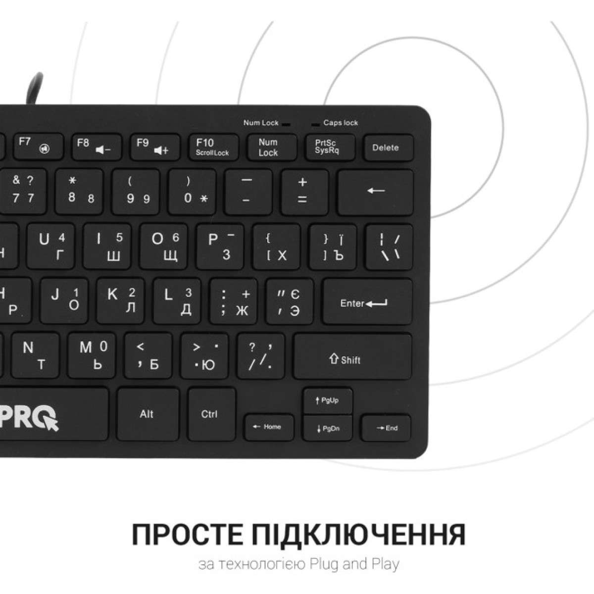 Клавіатура OfficePro SK240 USB Black (SK240) 98_98.jpg - фото 2