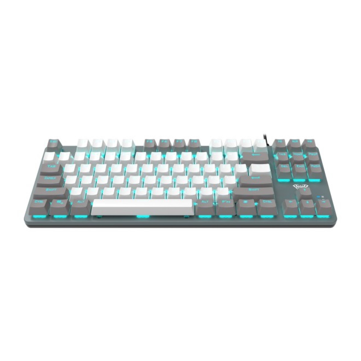 Клавиатура Aula F3287 Keycap KRGD Blue USB UA Grey/White (6948391240954) 98_98.jpg - фото 6