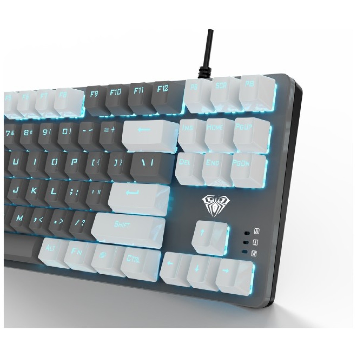 Клавіатура Aula F3287 Keycap KRGD Blue USB UA White/Grey (6948391240688) 98_98.jpg - фото 10