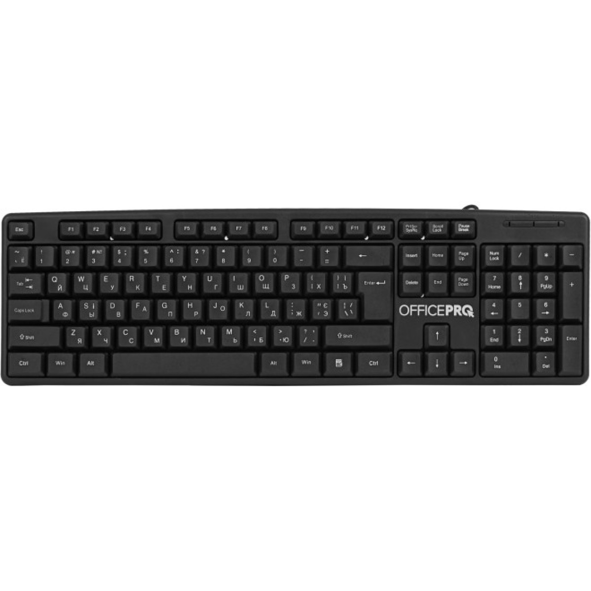 Клавиатура OfficePro SK166 USB Black (SK166) 256_256.jpg