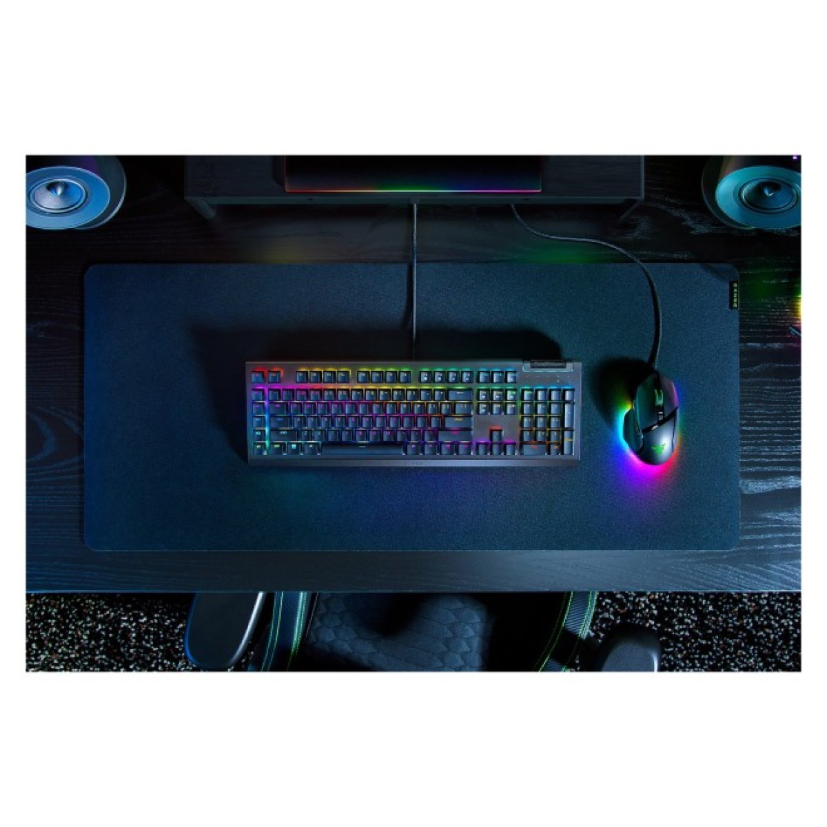 Клавиатура Razer BlackWidow V4 X Green Switch USB RU Black (RZ03-04700800-R3R1) 98_98.jpg - фото 5