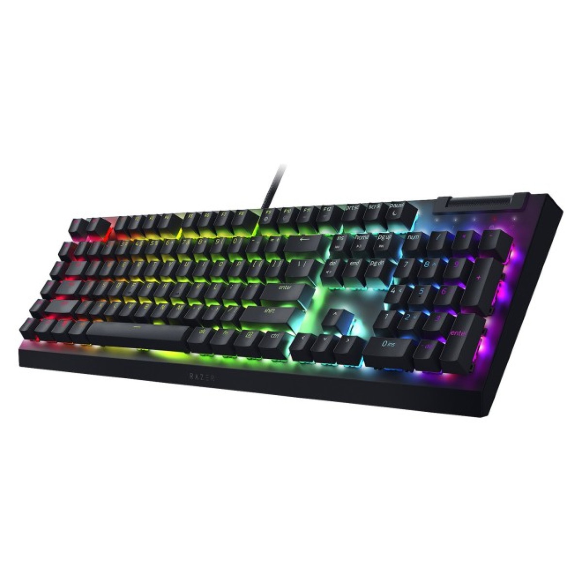 Клавіатура Razer BlackWidow V4 X Green Switch USB RU Black (RZ03-04700800-R3R1) 98_98.jpg - фото 6