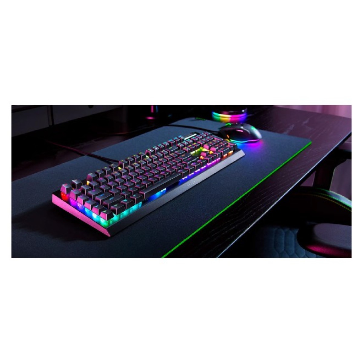 Клавіатура Razer BlackWidow V4 X Green Switch USB RU Black (RZ03-04700800-R3R1) 98_98.jpg - фото 7