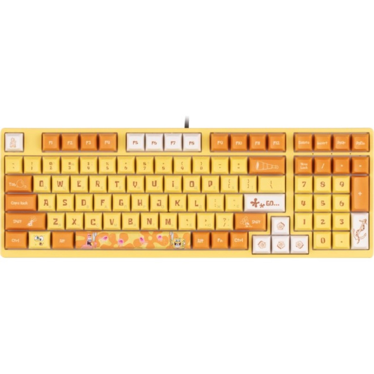 Клавиатура Akko 3098S Sponge Bob 98Key CS Starfish Hot-swappab USB UA RGB Yellow (6925758613897) 256_256.jpg