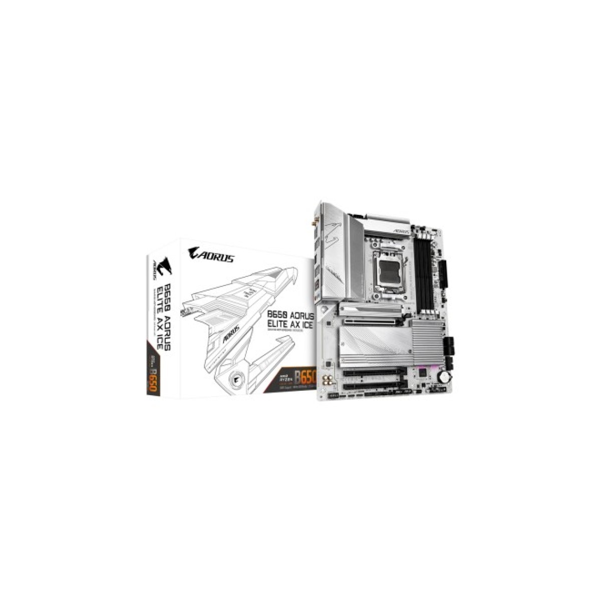 Материнская плата GIGABYTE B650 AORUS ELITE AX ICE (B650 A ELITE AX ICE) 98_98.jpg - фото 3