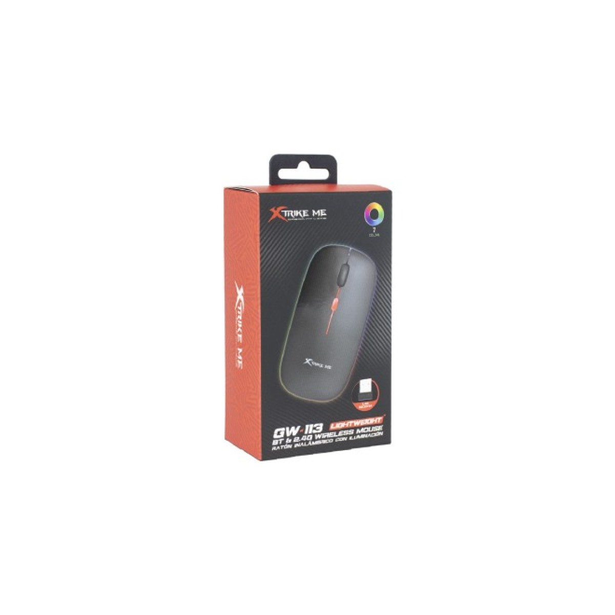 Мишка Xtrike ME GW-113 Bluetooth RGB Black (GW-113) 98_98.jpg - фото 2