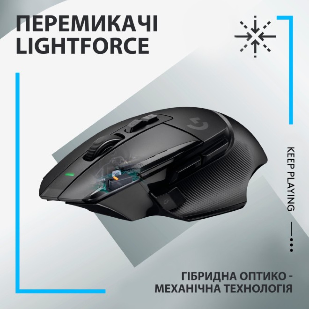 Мышка Logitech G502 X Lightspeed Wireless Black (910-006180) 98_98.jpg - фото 2