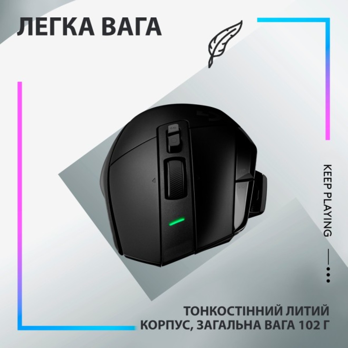 Мышка Logitech G502 X Lightspeed Wireless Black (910-006180) 98_98.jpg - фото 3