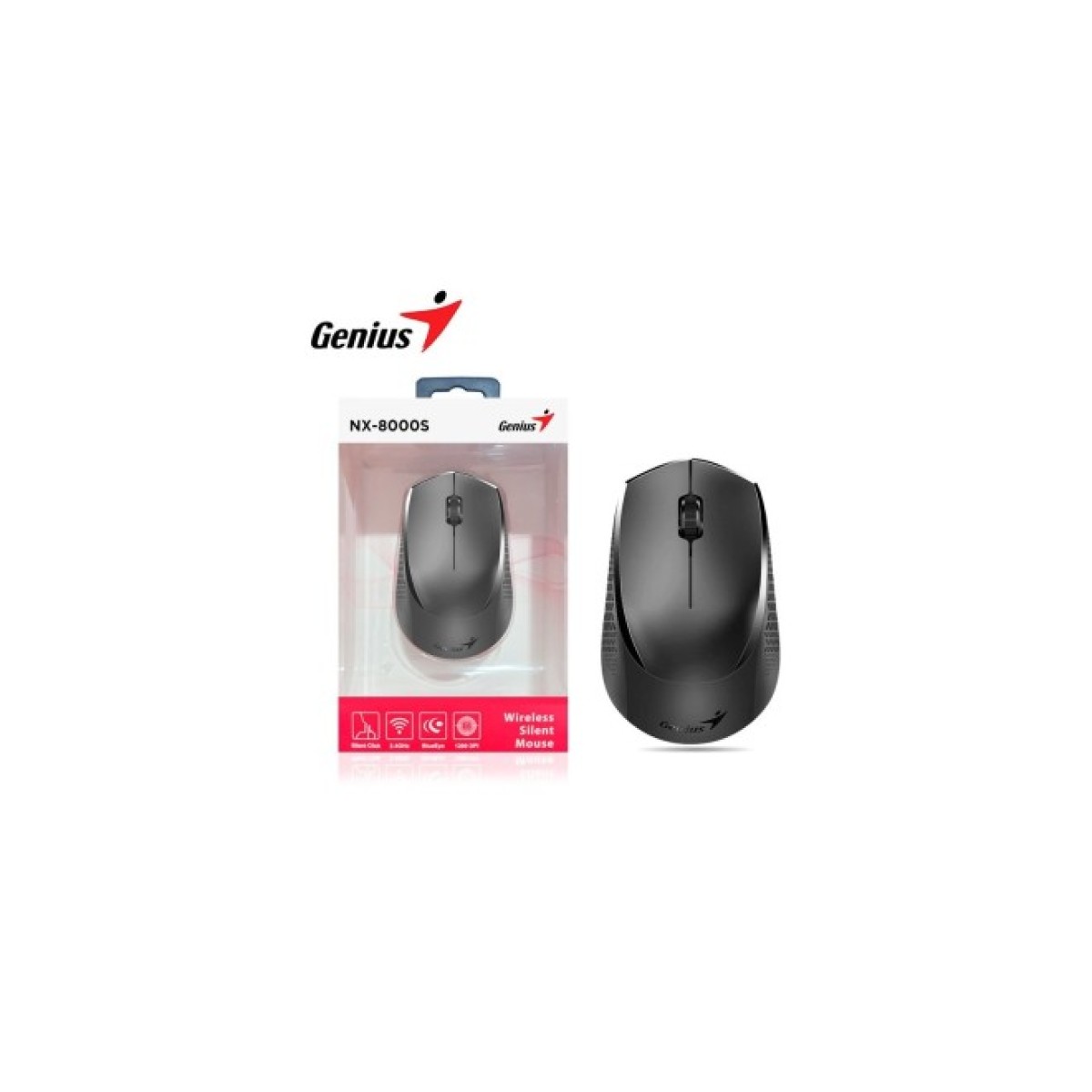 Мишка Genius NX-8000 Silent Wireless Black (31030025400) 98_98.jpg - фото 2