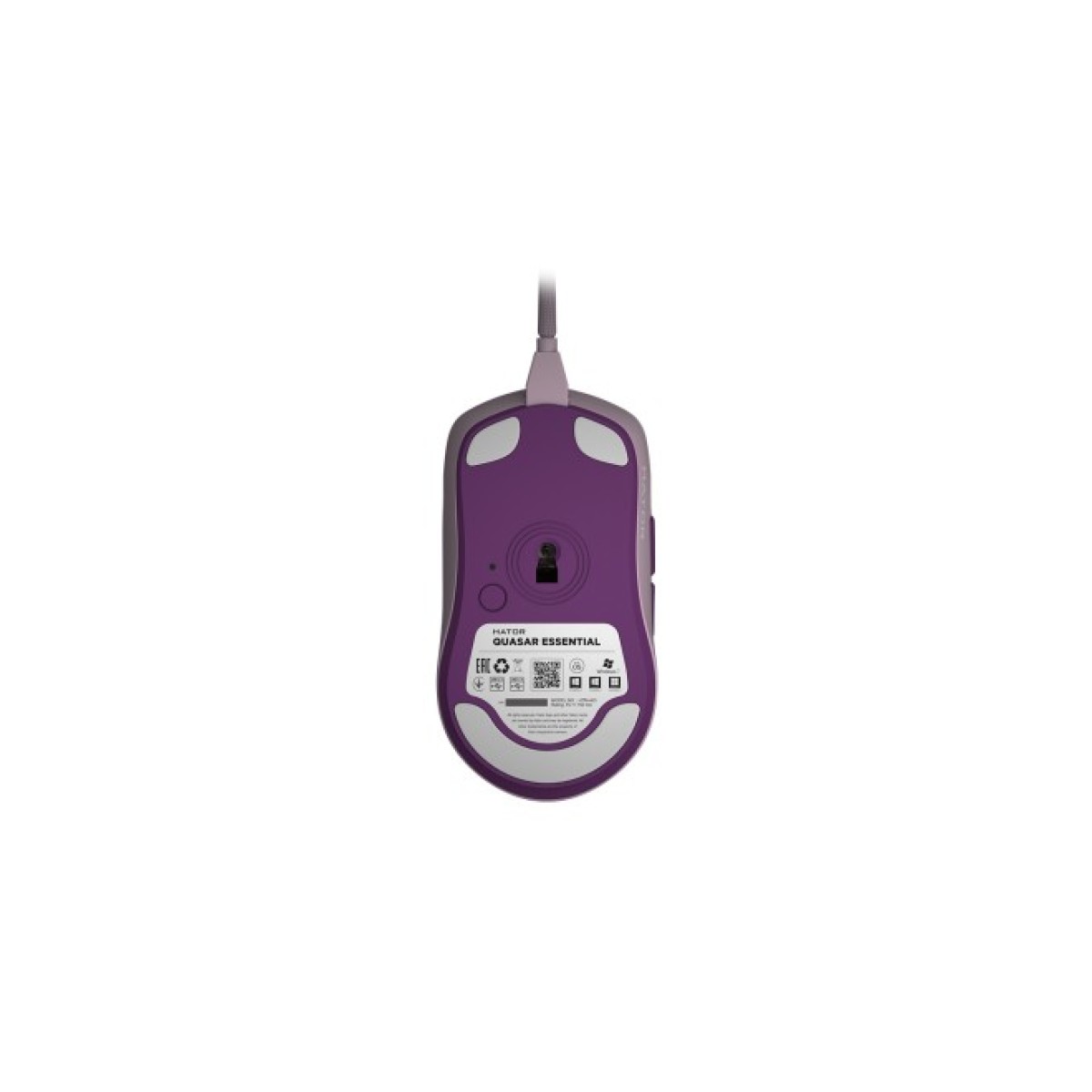 Мишка Hator Quasar Essential USB Lilac (HTM-403) 98_98.jpg - фото 2