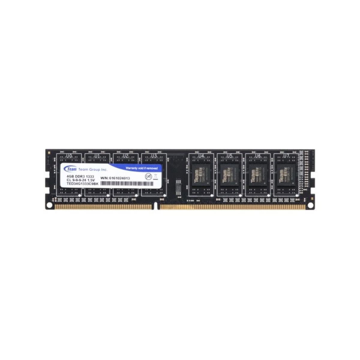 Модуль памяти для компьютера DDR3 4GB 1333 MHz Team (TED34G1333C901 / TED34GM1333C901) 98_98.jpg - фото 4