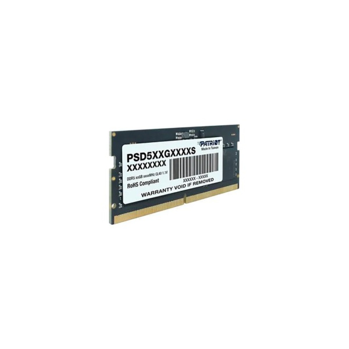 Модуль пам'яті для ноутбука SoDIMM DDR5 8GB 5600 MHz Patriot (PSD58G560041S) 98_98.jpg - фото 2