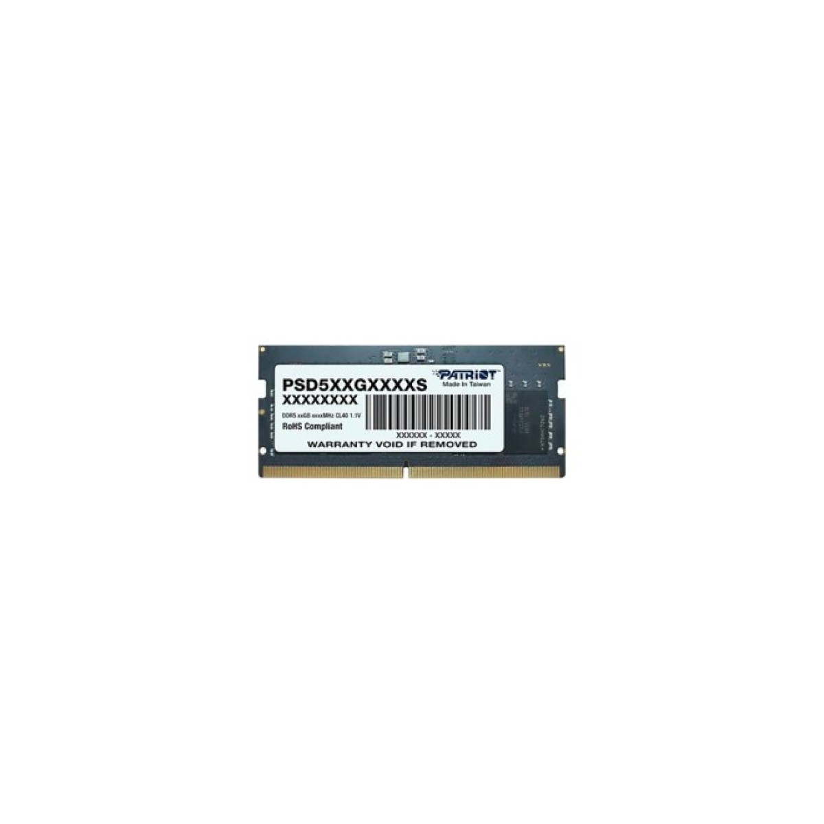 Модуль памяти для ноутбука SoDIMM DDR5 16GB 5600 MHz Patriot (PSD516G560081S) 256_256.jpg