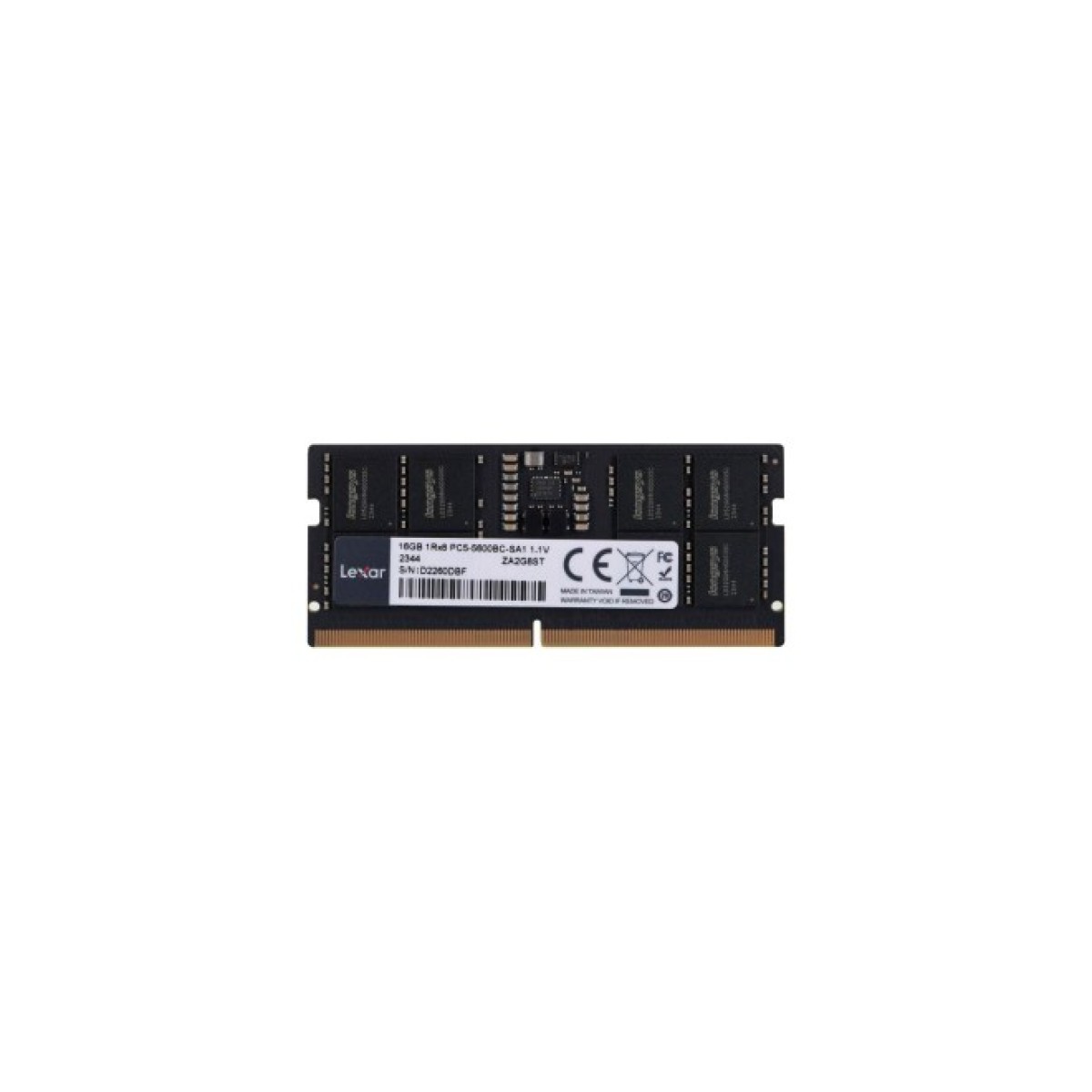 Модуль памяти для ноутбука SoDIMM DDR5 16GB 5600 MHz Lexar (LD5S16G56C46ST-BGS) 256_256.jpg