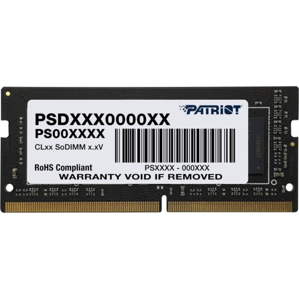 Модуль памяти для ноутбука SoDIMM DDR4 16GB 2666 MHz Signature Line Patriot (PSD416G266681S) 256_256.jpg