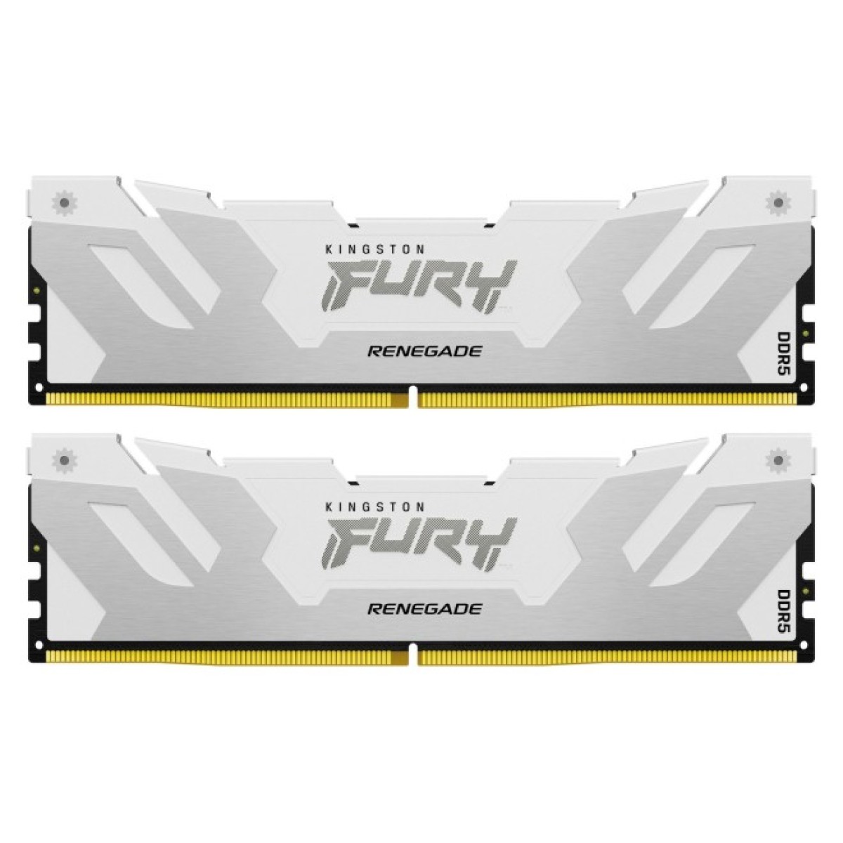 Модуль памяти для компьютера DDR5 32GB (2x16GB) 6800 MHz Renegade White/Silver Kingston Fury (ex.HyperX) (KF568C36RWK2-32) 256_256.jpg