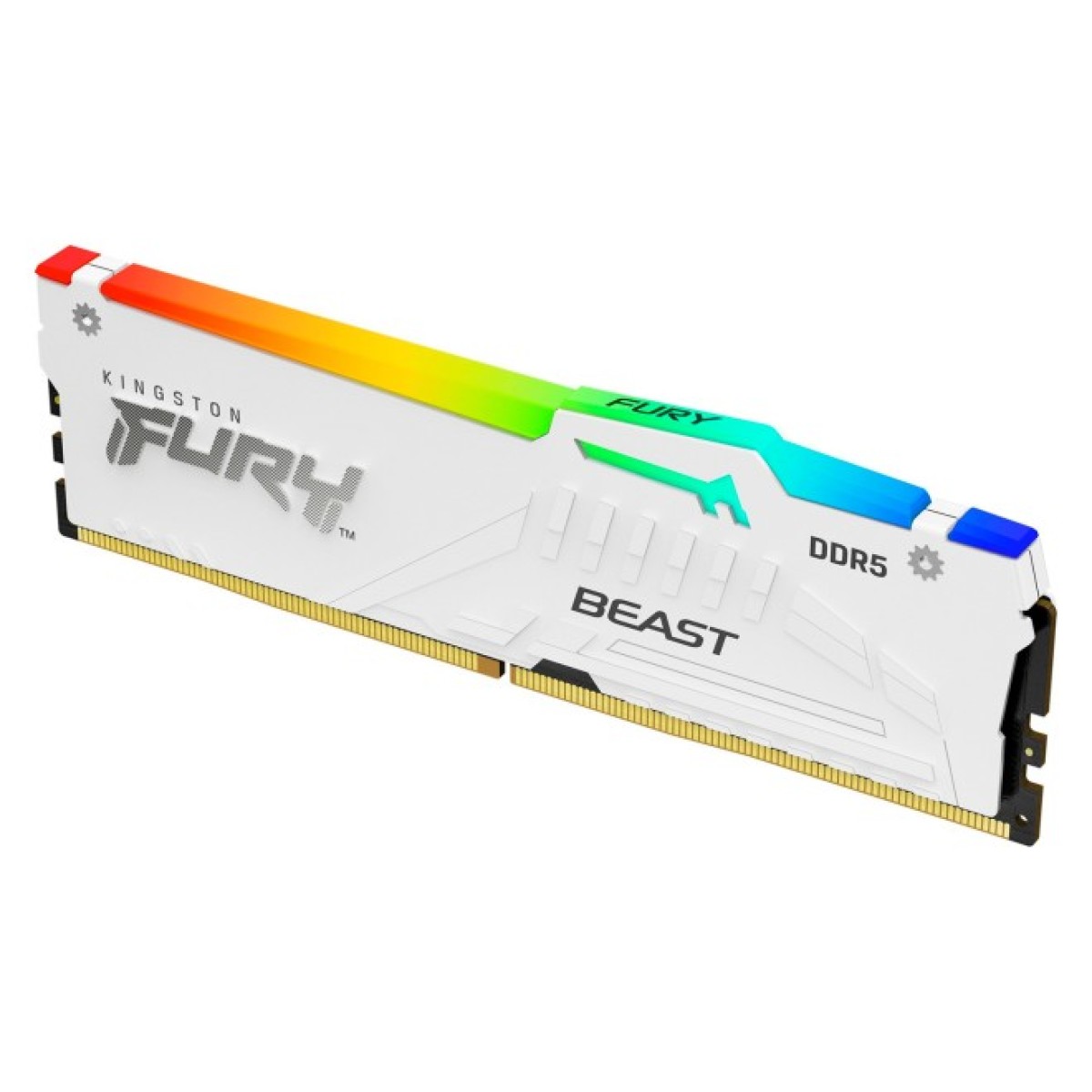 Модуль пам'яті для комп'ютера DDR 32GB 6000 MHz FURY Beast White RGB Kingston Fury (ex.HyperX) (KF560C40BWA-32) 98_98.jpg - фото 3