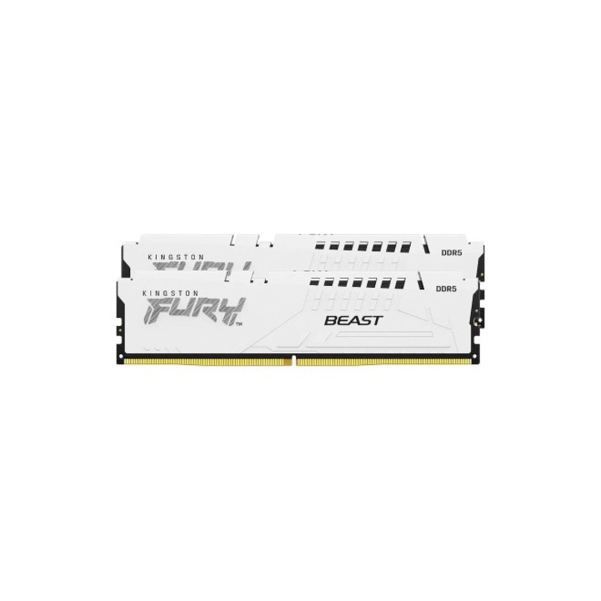 Модуль пам'яті для комп'ютера DDR5 64GB (2x32GB) 6000 MHz FURY Beast White Kingston Fury (ex.HyperX) (KF560C40BWK2-64) 98_98.jpg - фото 4