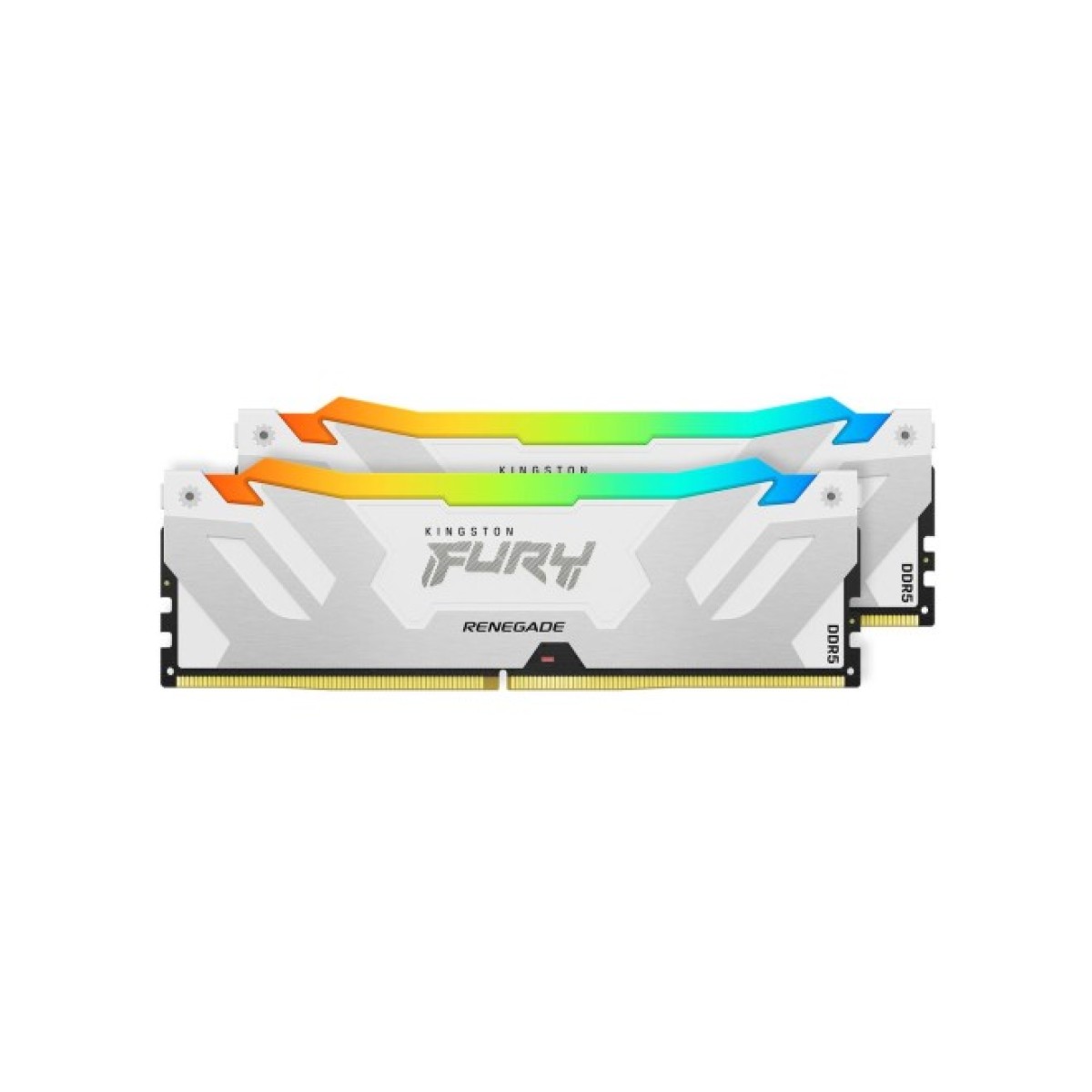 Модуль пам'яті для комп'ютера DDR5 32GB (2x16GB) 7600 MHz Renegade RGB White XMP Kingston Fury (ex.HyperX) (KF576C38RWAK2-32) 98_98.jpg - фото 5