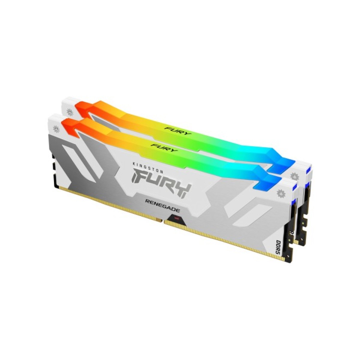 Модуль пам'яті для комп'ютера DDR5 64GB (2x32GB) 6000 MHz Renegade RGB White XMP Kingston Fury (ex.HyperX) (KF560C32RWAK2-64) 98_98.jpg - фото 5