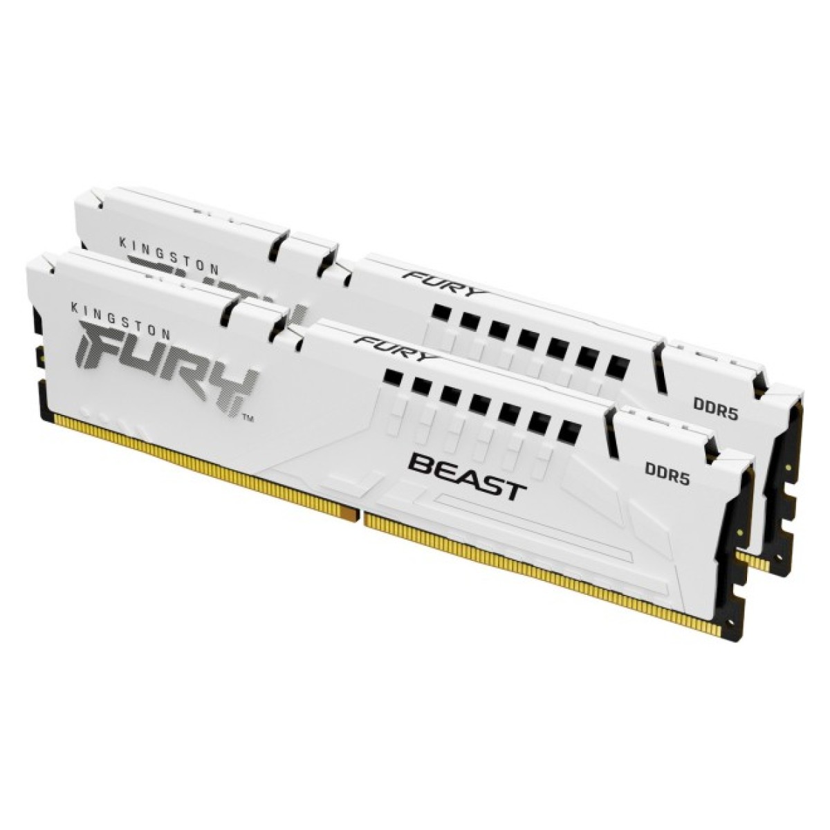 Модуль пам'яті для комп'ютера DDR 64GB (2x32GB) 5600 MHz FURY Beast White Kingston Fury (ex.HyperX) (KF556C40BWK2-64) 98_98.jpg - фото 2