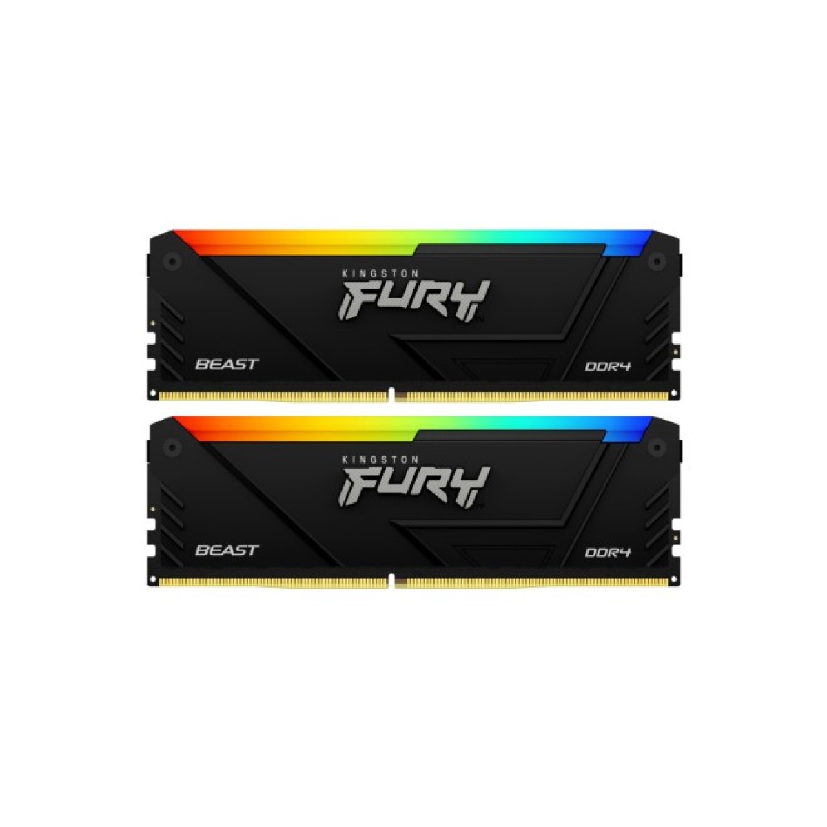 Модуль пам'яті для комп'ютера DDR4 32GB (2x16GB) 3733 MHz Beast Black RGB Kingston Fury (ex.HyperX) (KF437C19BB12AK2/32) 98_98.jpg - фото 1