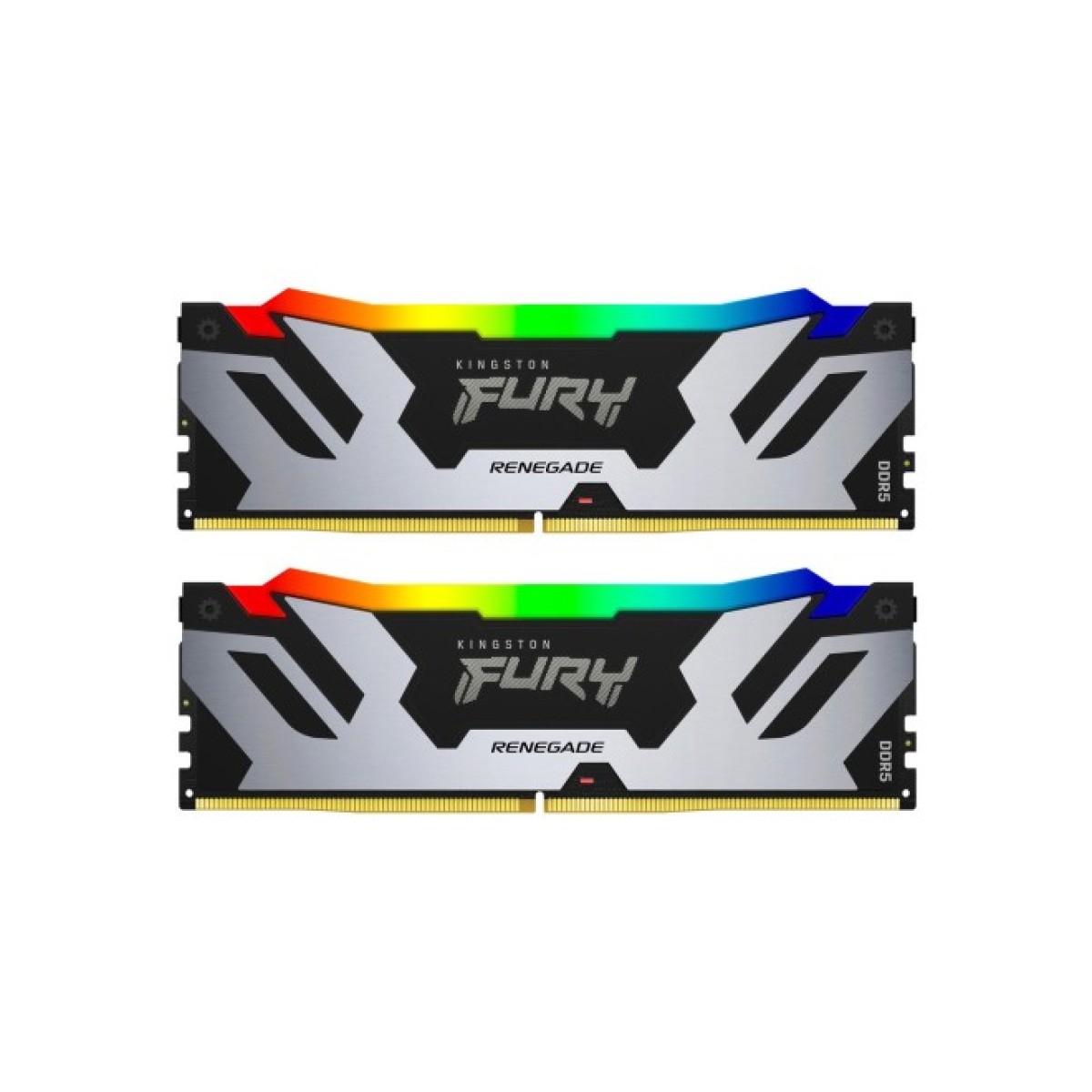 Модуль пам'яті для комп'ютера DDR5 48GB (2x24GB) 6400 MHz Renegade RGB XMP Kingston Fury (ex.HyperX) (KF564C32RSAK2-48) 98_98.jpg - фото 1