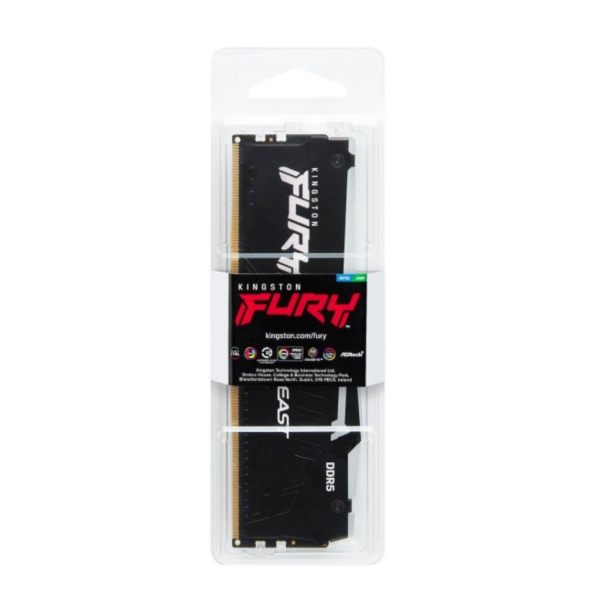 Модуль памяти для компьютера DDR5 16GB 4800 MHz FURY Beast RGB Kingston Fury (ex.HyperX) (KF548C38BBA-16) 98_98.jpg - фото 2