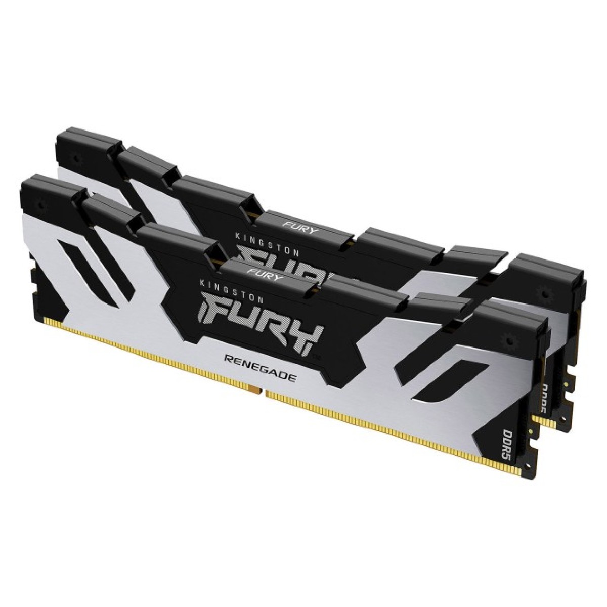 Модуль памяти для компьютера DDR5 32GB (2x16GB) 7200 MHz Renegade Black/Silver Kingston Fury (ex.HyperX) (KF572C38RSK2-32) 98_98.jpg - фото 4