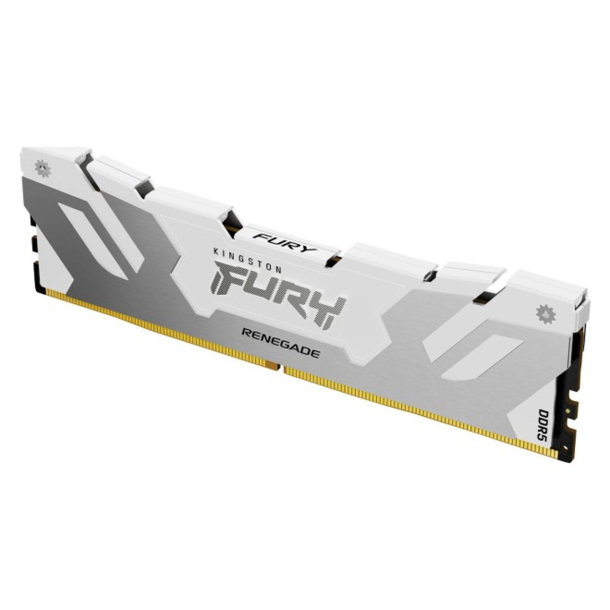 Модуль пам'яті для комп'ютера DDR5 16GB 6400 MHz Renegade White/Silver Kingston Fury (ex.HyperX) (KF564C32RW-16) 98_98.jpg - фото 5