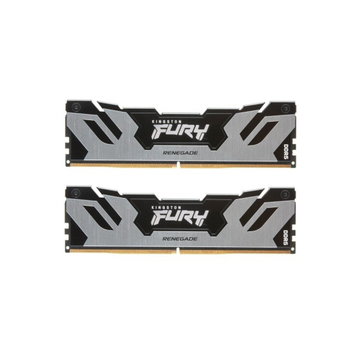 Модуль пам'яті для комп'ютера DDR5 48GB (2x24GB) 7200 MHz Renegade Silver XMP Kingston Fury (ex.HyperX) (KF572C38RSK2-48) 256_256.jpg