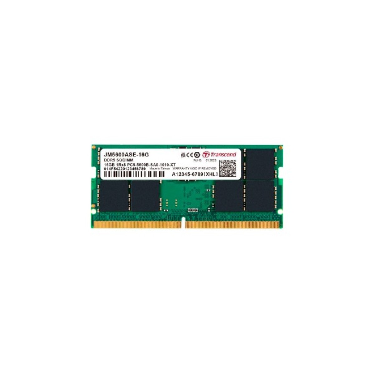 Модуль пам'яті для ноутбука SoDIMM DDR5 16GB 5600 MHz JetRam Transcend (JM5600ASE-16G) 98_98.jpg - фото 1