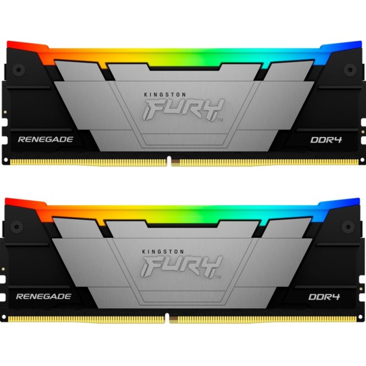 Модуль пам'яті для комп'ютера DDR4 32GB (2x16GB) 3600 MHz Fury Renegade RGB Kingston Fury (ex.HyperX) (KF436C16RB12AK2/32) 256_256.jpg