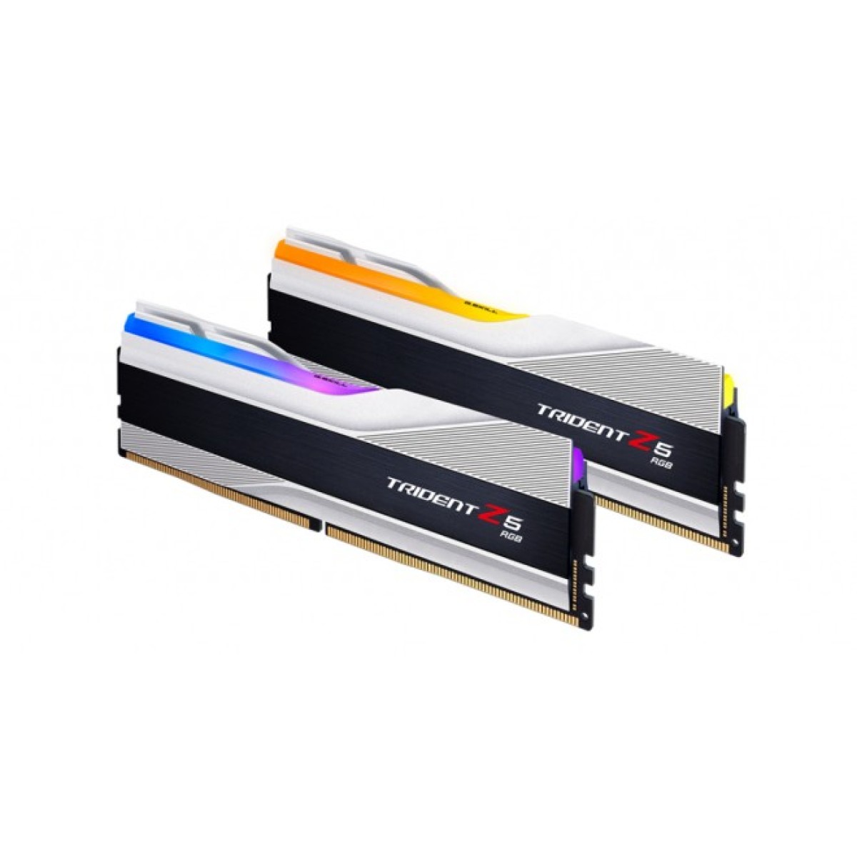 Модуль пам'яті для комп'ютера DDR5 32GB (2x16GB) 6000 MHz Trident Z5 RGB Silver G.Skill (F5-6000J4040F16GX2-TZ5RS) 256_256.jpg