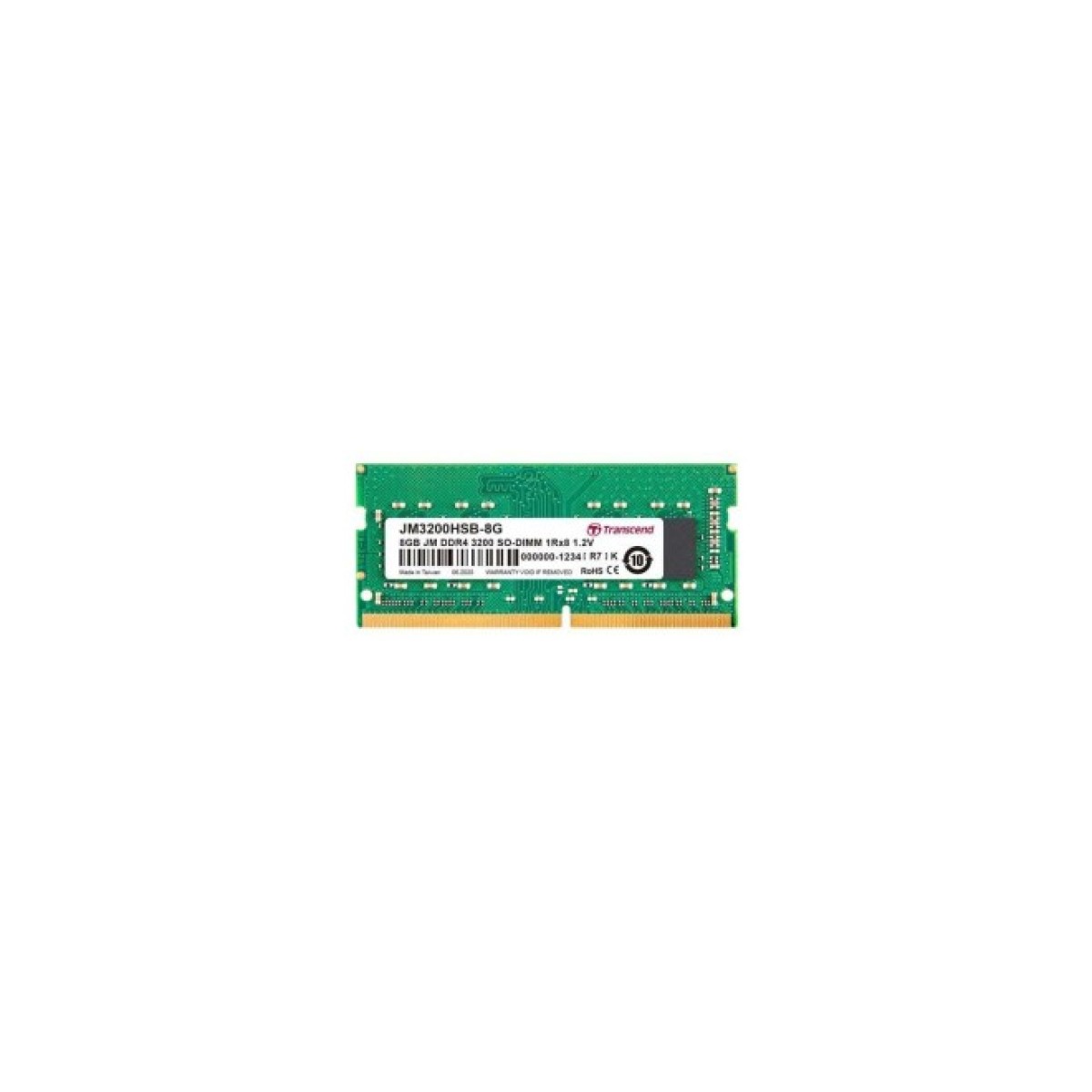 Модуль памяти для ноутбука SoDIMM DDR4 8GB 3200 MHz Transcend (JM3200HSB-8G) 256_256.jpg