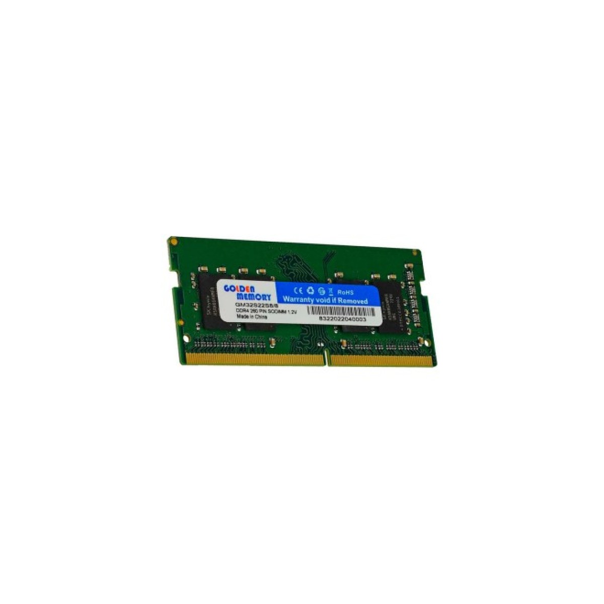 Модуль пам'яті для ноутбука SoDIMM DDR4 8GB 3200 MHz Golden Memory (GM32S22S8/8) 256_256.jpg