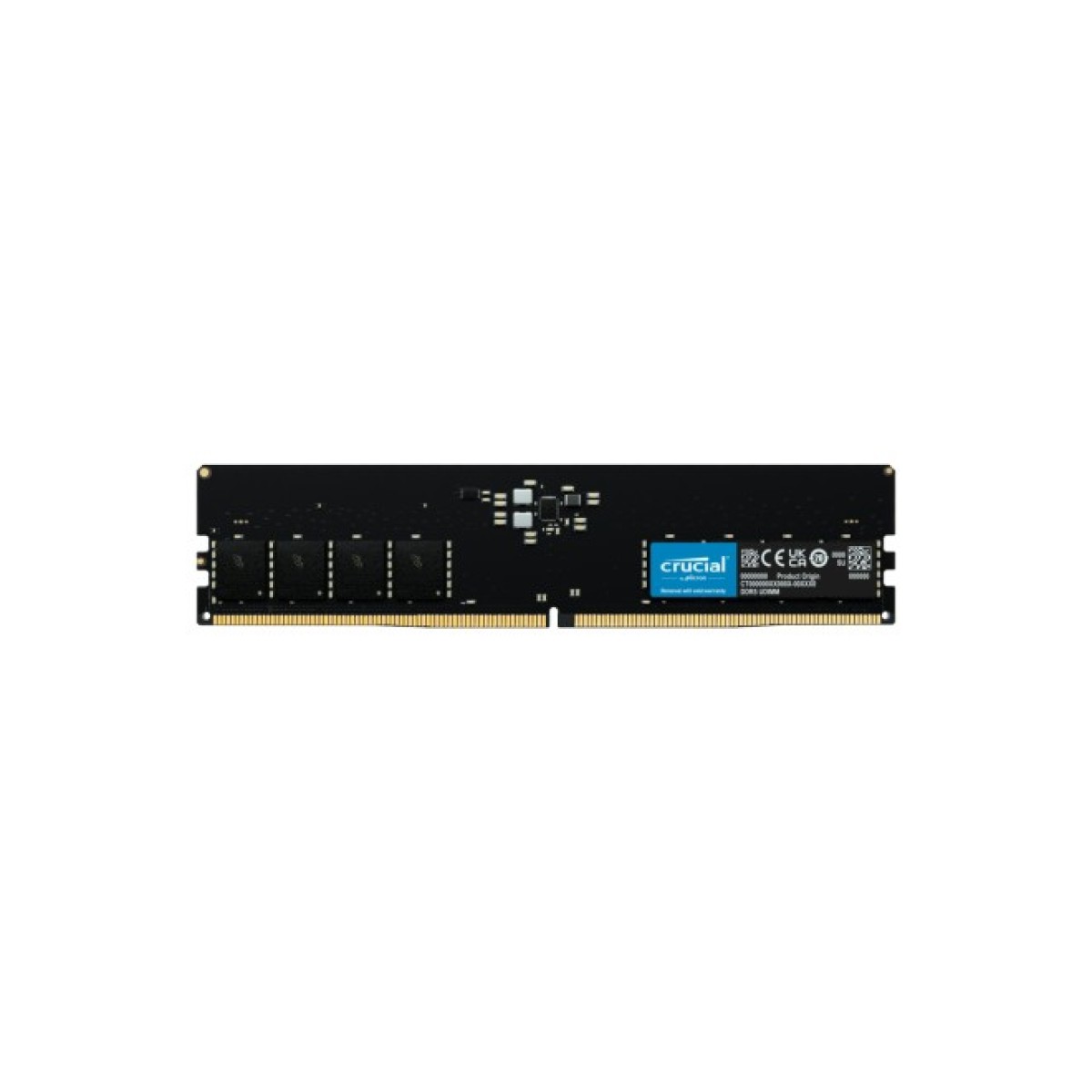 Модуль пам'яті для комп'ютера DDR5 16GB 5600 MHz Micron (CT16G56C46U5) 256_256.jpg