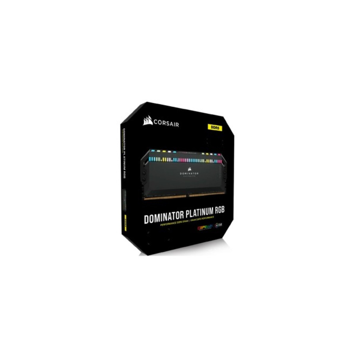 Модуль пам'яті для комп'ютера DDR5 32GB (2x16GB) 6000 MHz Dominator Platinum RGB Black Corsair (CMT32GX5M2X6000C36) 98_98.jpg - фото 2