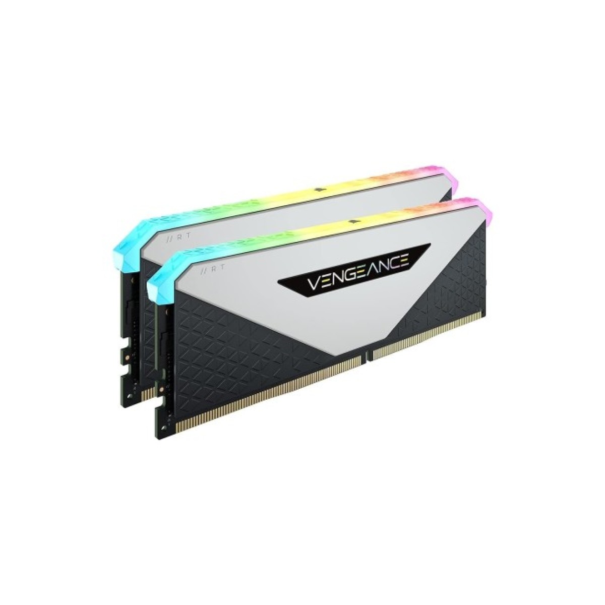 Модуль памяти для компьютера DDR4 32GB (2x16GB) 3600 MHz Vengeance RGB RT White Corsair (CMN32GX4M2Z3600C18W) 98_98.jpg - фото 2