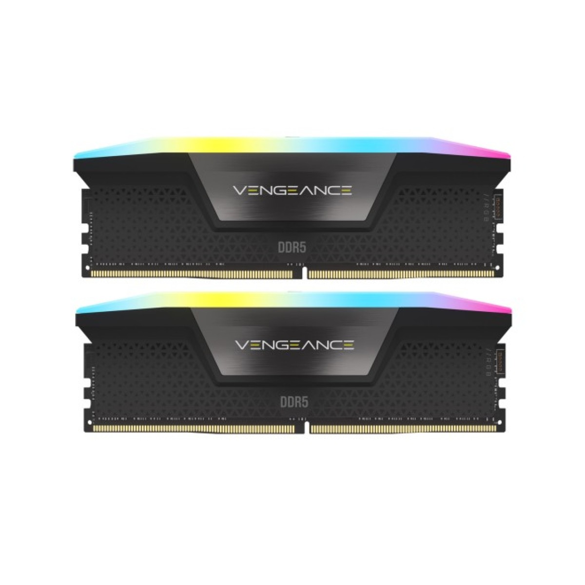 Модуль памяти для компьютера DDR5 96GB (2x48GB) 5600 MHz Vengeance RGB Black Corsair (CMH96GX5M2B5600C40) 256_256.jpg