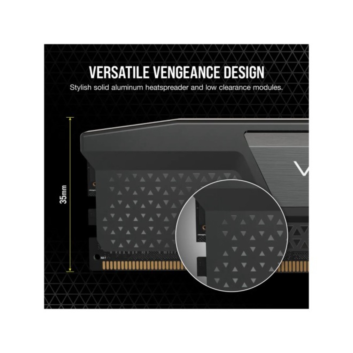 Модуль памяти для компьютера DDR5 32GB (2x16GB) 5200 MHz Vengeance Corsair (CMK32GX5M2B5200C40) 98_98.jpg - фото 2