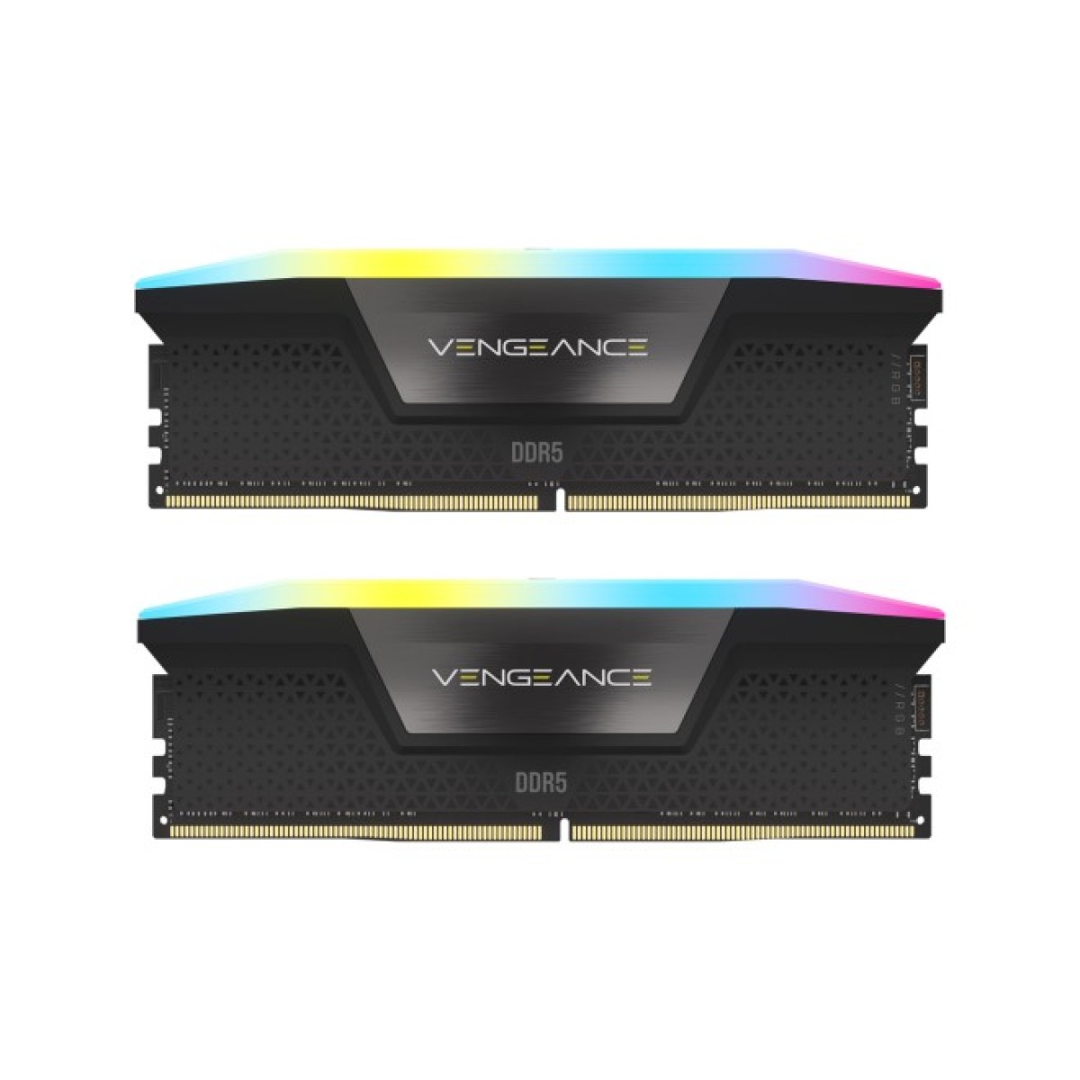 Модуль памяти для компьютера DDR5 48GB (2x24GB) 6000 MHz Vengeance RGB Black Corsair (CMH48GX5M2E6000C36) 256_256.jpg