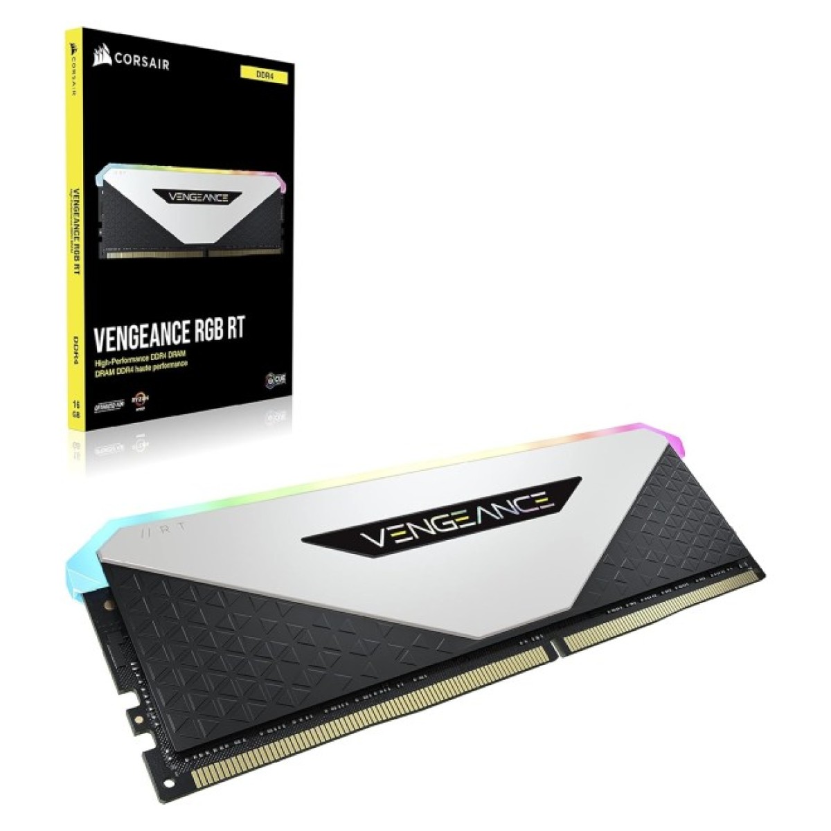 Модуль памяти для компьютера DDR4 32GB (2x16GB) 3600 MHz Vengeance RGB RT White Corsair (CMN32GX4M2Z3600C18W) 98_98.jpg - фото 6