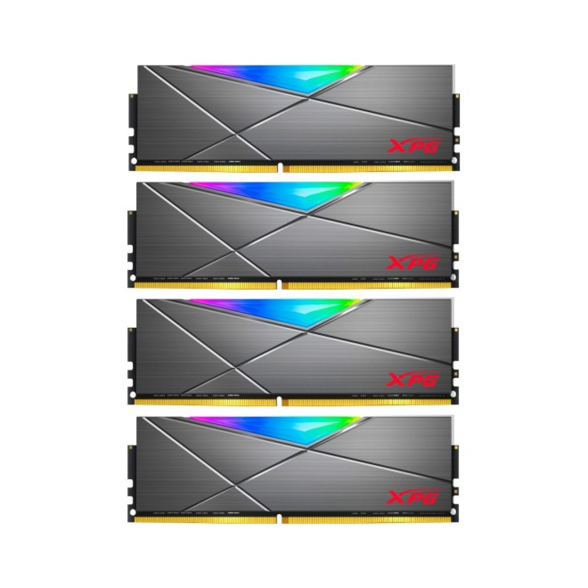Модуль памяти для компьютера DDR4 32GB (4x8GB) 3600 MHz XPG SpectrixD50 RGB Tungsten Gray ADATA (AX4U36008G18I-QCTG50) 256_256.jpg