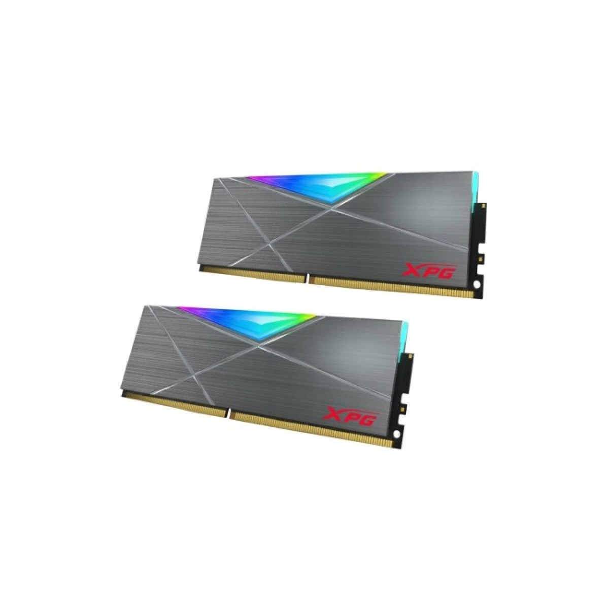 Модуль пам'яті для комп'ютера DDR4 16GB (2x8GB) 4133 MHz XPG SpectrixD50 RGB Tungsten Gray ADATA (AX4U41338G19J-DGM50X) 98_98.jpg - фото 2