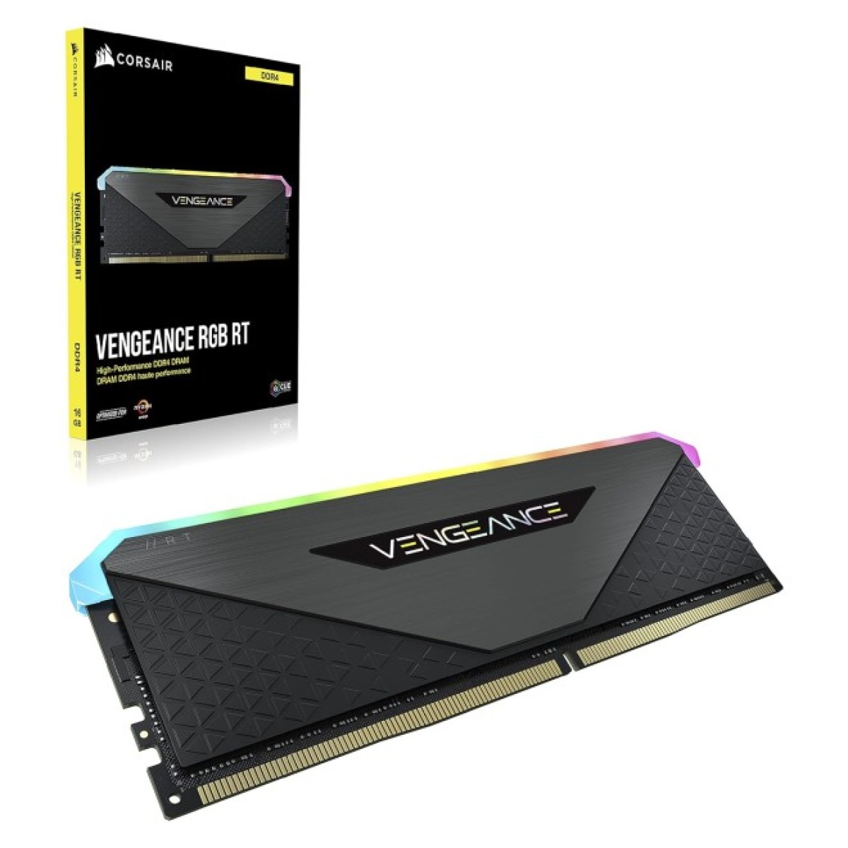 Модуль пам'яті для комп'ютера DDR4 32GB (2x16GB) 3600 MHz Vengeance RGB RT Black Corsair (CMN32GX4M2Z3600C18) 98_98.jpg - фото 6