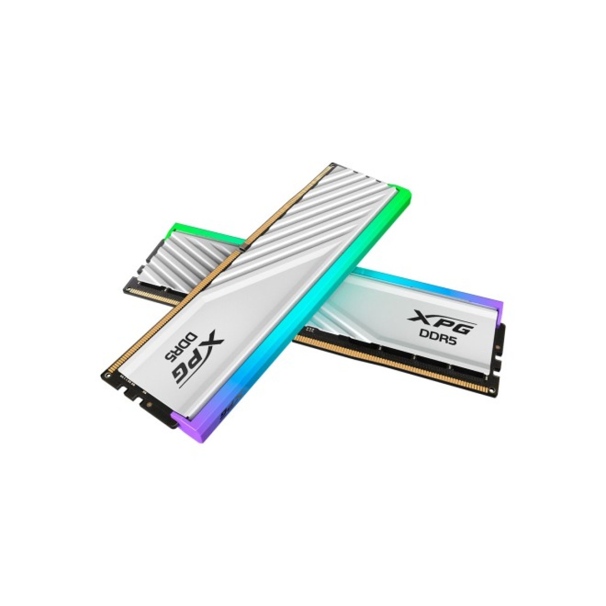 Модуль памяти для компьютера DDR5 48GB (2x24GB) 6000 MHz XPG Lancer Blade RGB White ADATA (AX5U6000C3024G-DTLABRWH) 98_98.jpg - фото 3