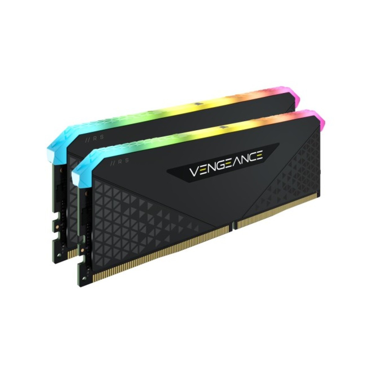 Модуль пам'яті для комп'ютера DDR4 32GB (2x16GB) 3600 MHz Vengeance RGB RS Black Corsair (CMG32GX4M2D3600C18) 256_256.jpg