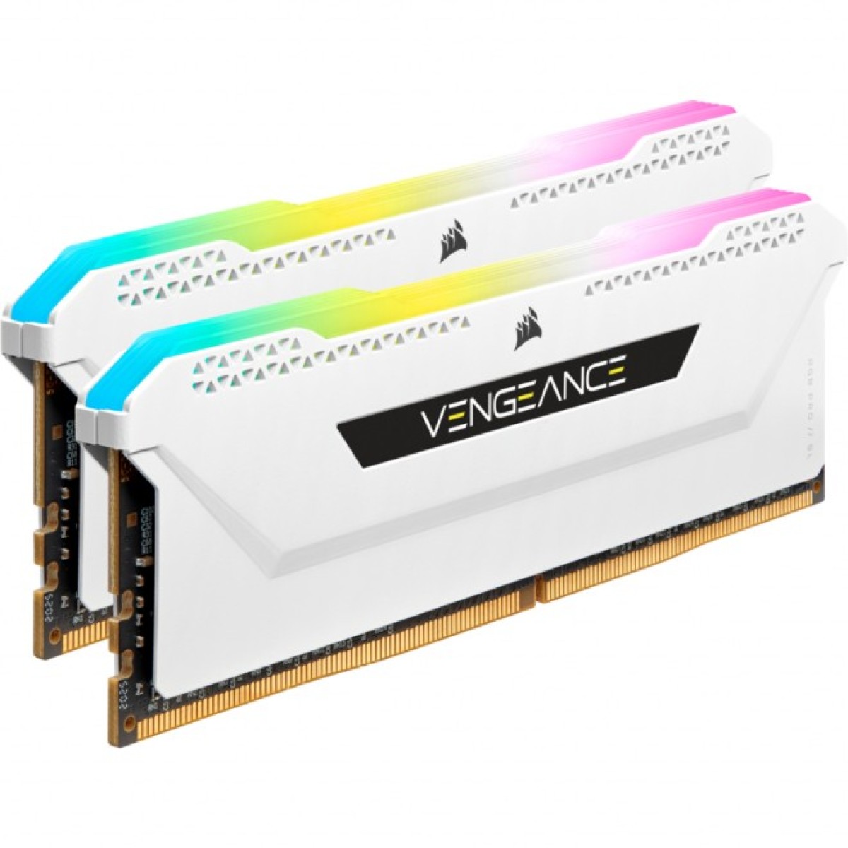 Модуль памяти для компьютера DDR4 16GB (2x8GGB) 3600 MHz Vengeance RGB Pro SL White Corsair (CMH16GX4M2D3600C18W) 98_98.jpg - фото 6