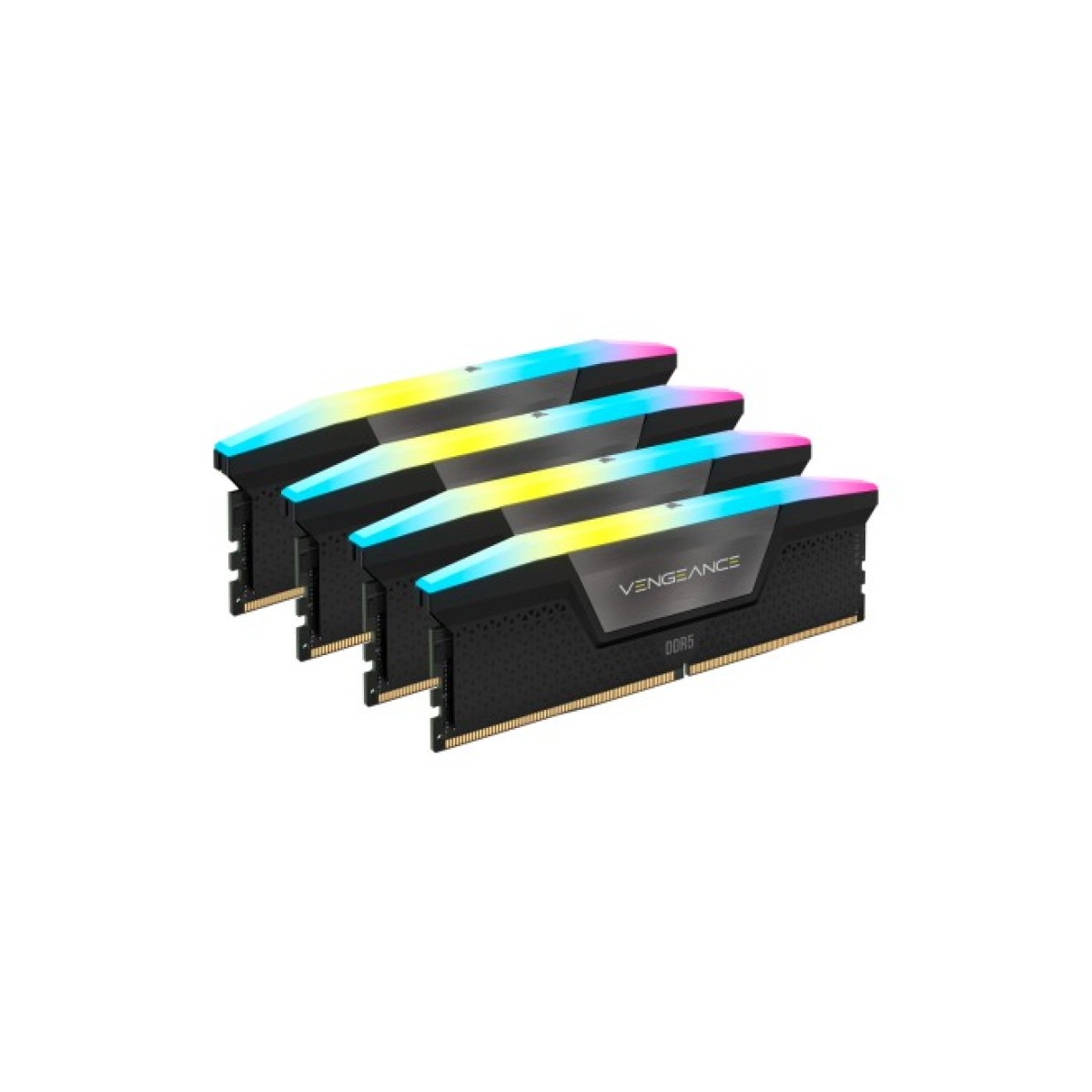 Модуль пам'яті для комп'ютера DDR5 96GB (4x24GB) 6000 MHz Vengeance RGB Black Corsair (CMH96GX5M4B6000C30) 98_98.jpg - фото 4